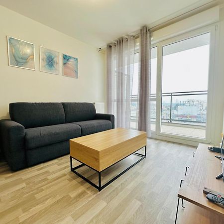 Agreable 2 Pieces Avec Balcon Et Parking Transports By Immo Kit Bnb Sarcelles Bagian luar foto